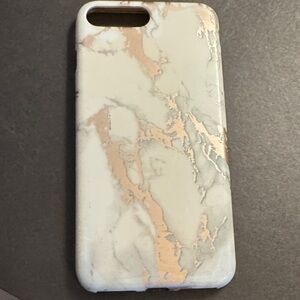 Luxurious Marble Phone Case - Cream and Gold